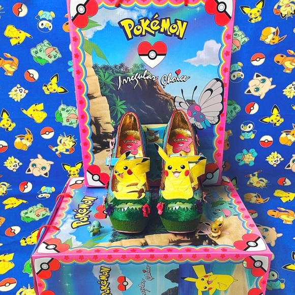 SOLD Irregular Choice X Pokemon Journey On concept wedge heels - Picture 10 of 16